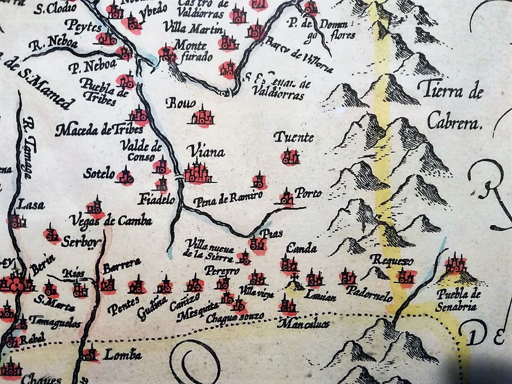 Mapa de Alta Sanabria